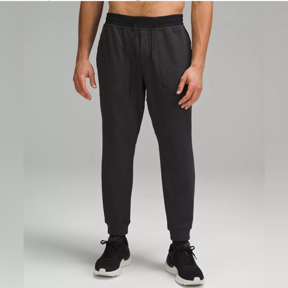 Lululemon At Ease Joggers- Heathered Black
